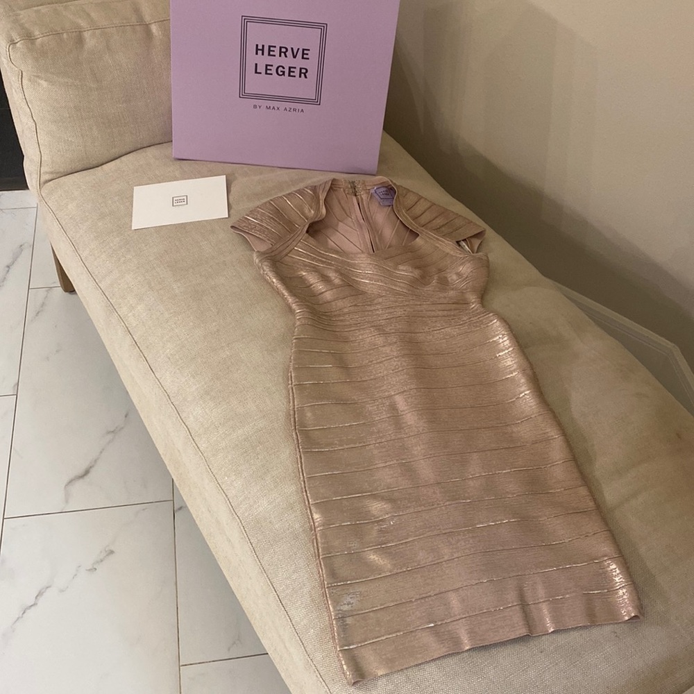 Pre-owned Herve Leger dress size S
